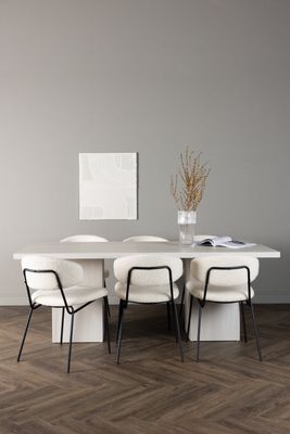 Venture Home Matgrupp Olga med stolarna Chico