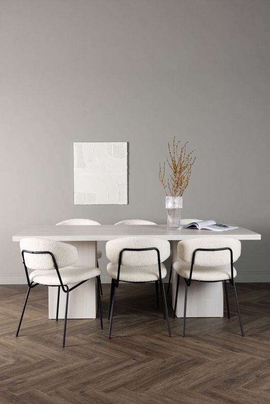 Venture Home Matgrupp Olga med stolarna Chico