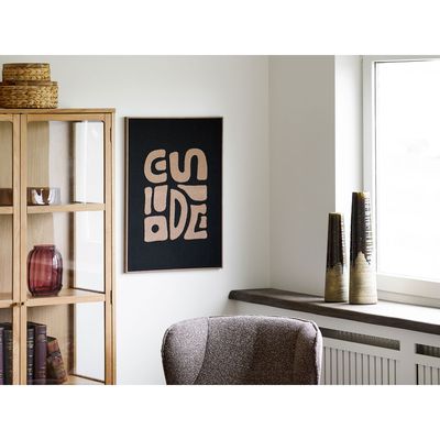 House Nordic Tine knappstoppad väggdekoration Natur