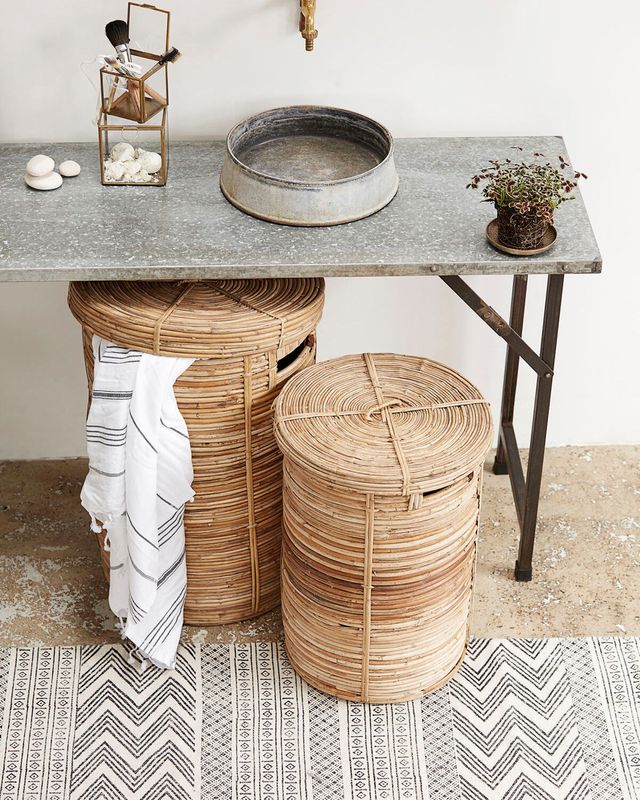 House Doctor Chaka Tvättkorgar Natur