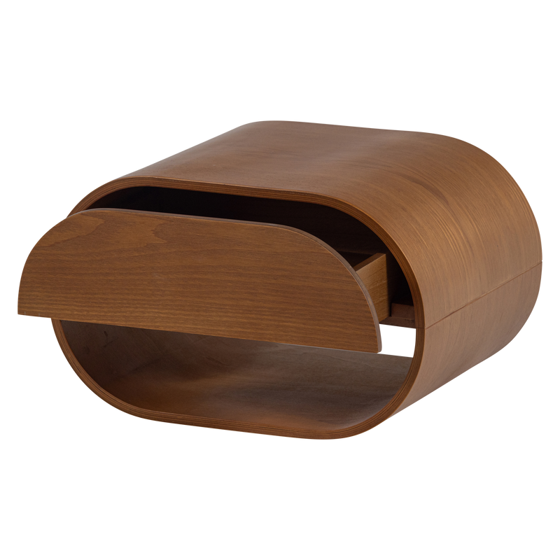 WOOOD Momo Hängande Låda/Nattduksbord Trä Brun [fsc]