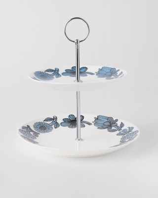 Gustavsberg ASTER BLÅ, Kakfat, 2-vån