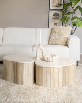 Eleonora Soffbord Kira Liten Vit