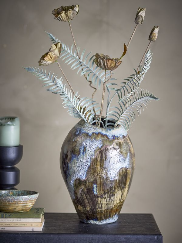 Bloomingville Senja Vas, Brun, Stengods