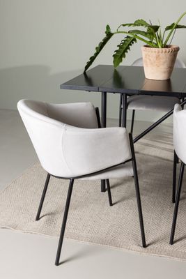 Venture Home Matgrupp Astrid med stolarna Evelina