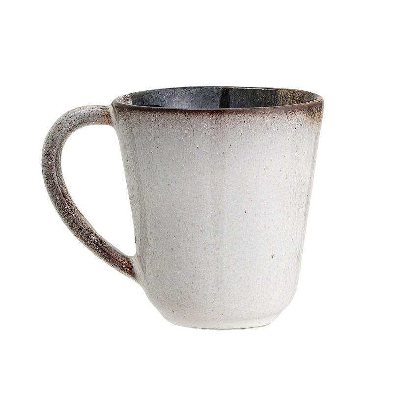 Bloomingville Jules Mugg, Grå, Stengods - 6-pack