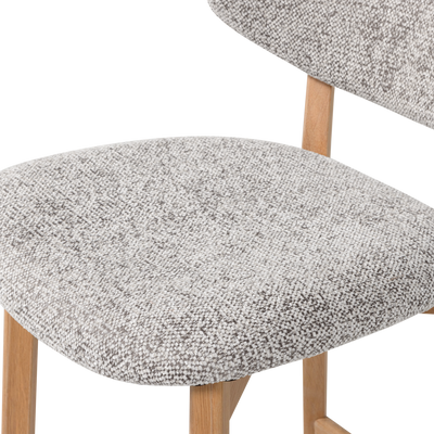 WOOOD UDAR Barstol Natur med Träram