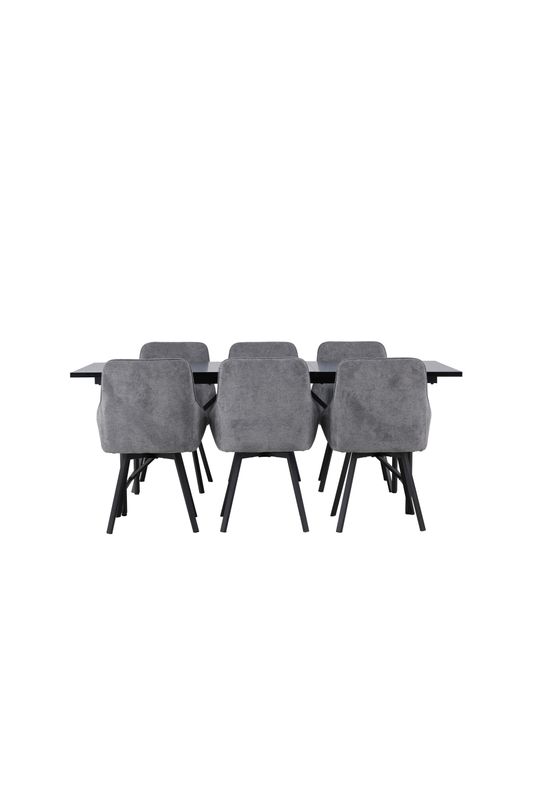 Venture Home Matgrupp Astrid med Stolarna Rosie