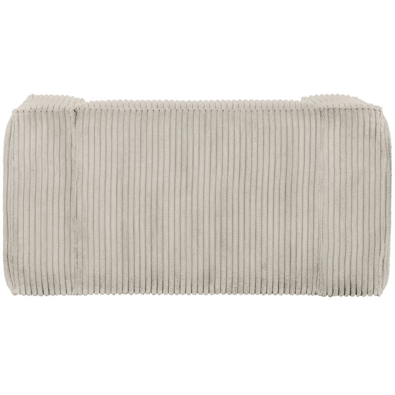 WOOOD Bean Fåtölj Ribbad Naturfärg