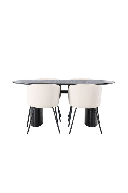 Venture Home Matgrupp Isolde med stolarna Berit