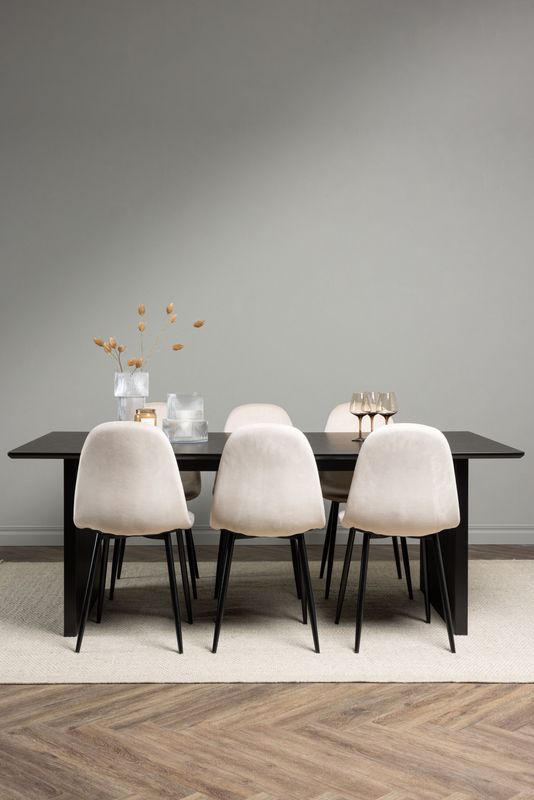 Venture Home Matgrupp Vail med stolarna Polar