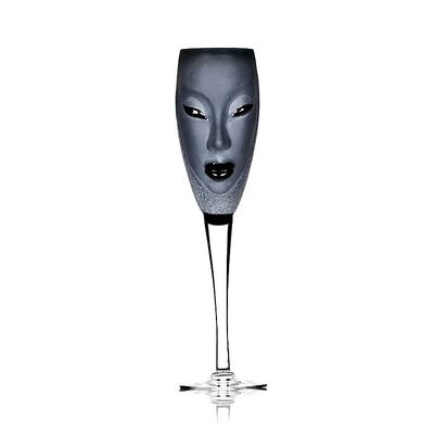 Målerås Electra Champagneglas, svart