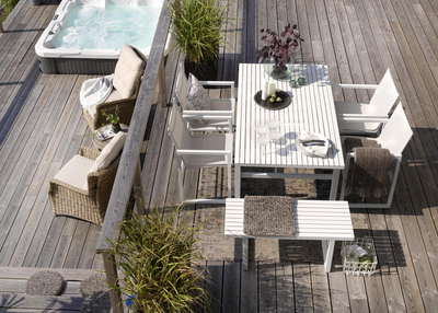 Brafab Vevi Matbord 90x160 cm Vit