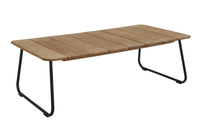 Brafab Nolli Soffbord 70x140 cm Svart/Teak