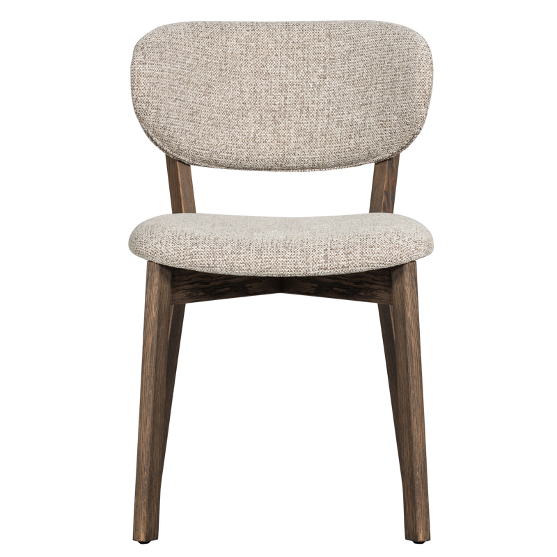 WOOOD Udar Matstol Mörkbrun med Träram 2 st