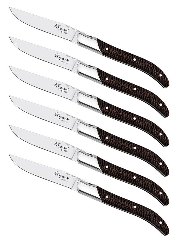Laguiole By Hâws grillknivar 6-pack, handtag i wengéträ