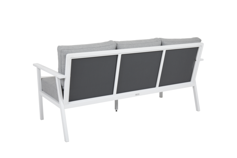 Brafab Samvaro 3-sits soffa vit/grå