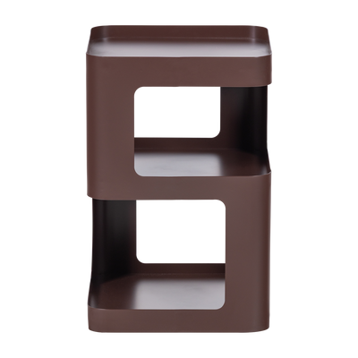 WOOOD Riv Sidobord/Nattduksbord Metall Lila/Brun