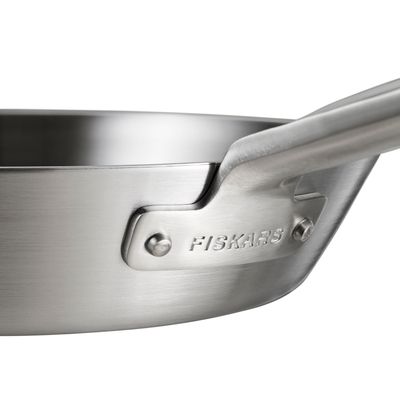 Fiskars Stekpanna Norden Steel 24 cm i obelagd rostfritt stål