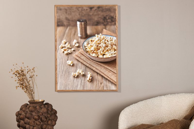 Venture Home Popcorn Poster Beige