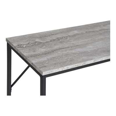 House Nordic Vita Konsolbord Svart/Natur 110x26x80 cm