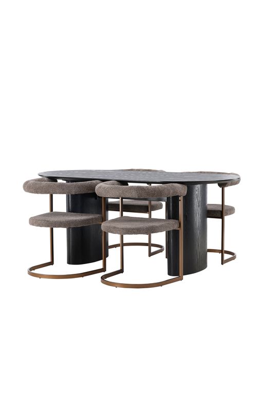 Venture Home Matgrupp Isolde med stolarna Morning