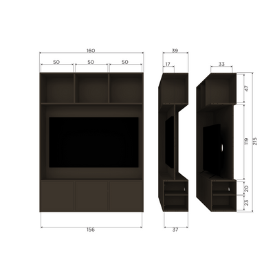 WOOOD MEGGY TV Förvaringsskåp i Furu 160 cm