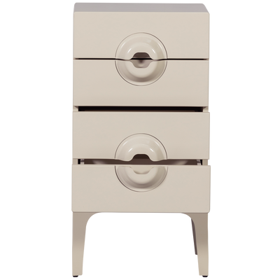 WOOOD MERGE Byrå med 4 Lådor i Eucalyptusträ Greige