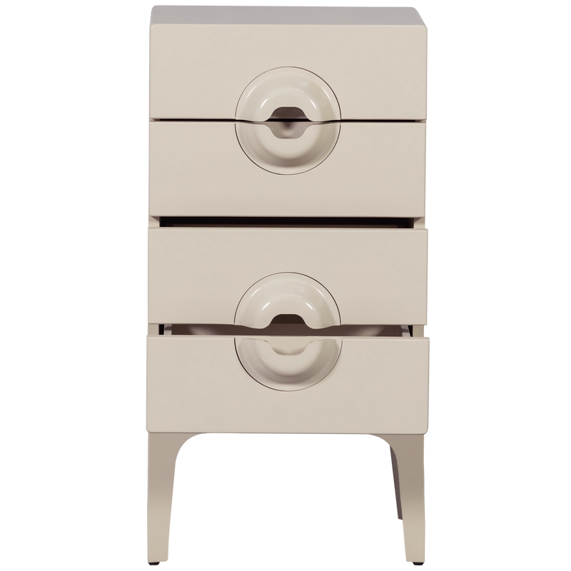 WOOOD MERGE Byrå med 4 Lådor i Eucalyptusträ Greige