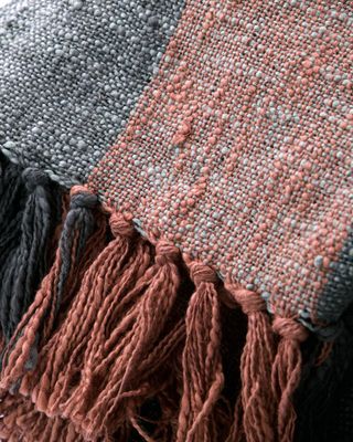 House Doctor Ponra Överkast Bränd röd Khaki