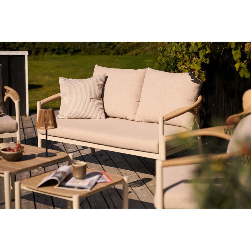 House Nordic Abela Loungeset Sand/Naturell
