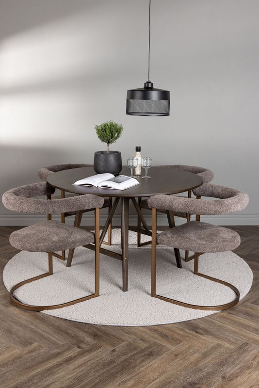 Venture Home Matgrupp Kaseidon med Stolar Morning