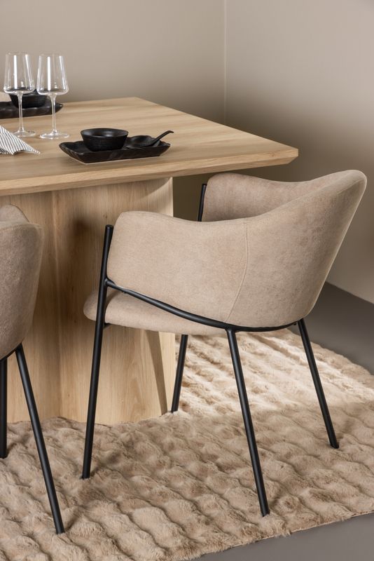 Venture Home Olivia Matbord med Evelina Matstol