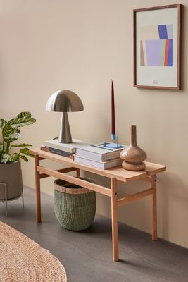 Hübsch Align bänk natur 85 x 38 x H45 cm