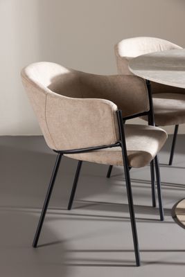 Venture Home Lycke Matbord med Evelina Matstol