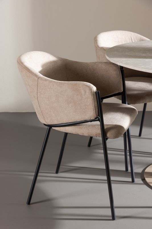 Venture Home Lycke Matbord med Evelina Matstol