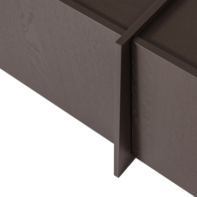 WOOOD BROCK TV-bänk 200 cm i askfaner