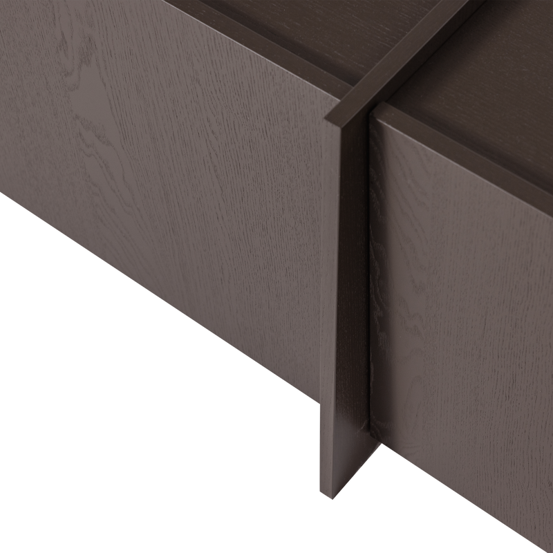 WOOOD BROCK TV-bänk 200 cm i askfaner