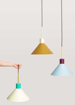 Hübsch Crayon Taklampa Blå