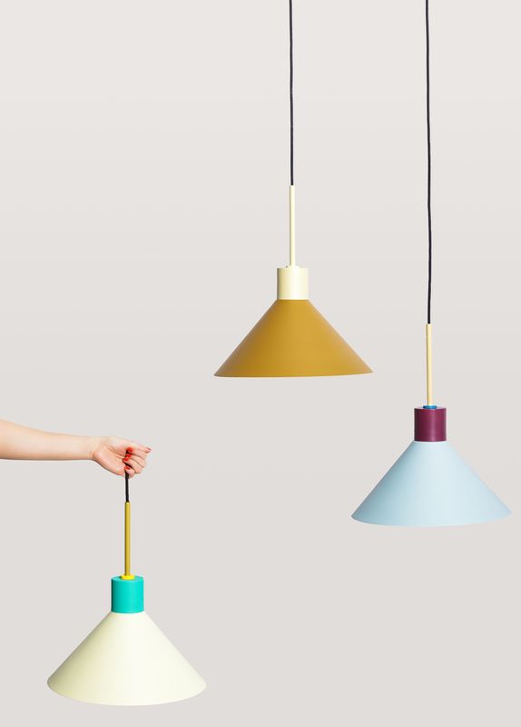 Hübsch Crayon Taklampa Blå