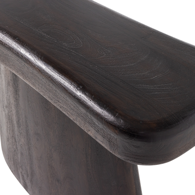 WOOOD AMCO Sidobord i Mangoträ Mörkbrun och Svart