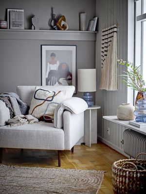 Bloomingville Jasmia Sidobord, Vit Marmor