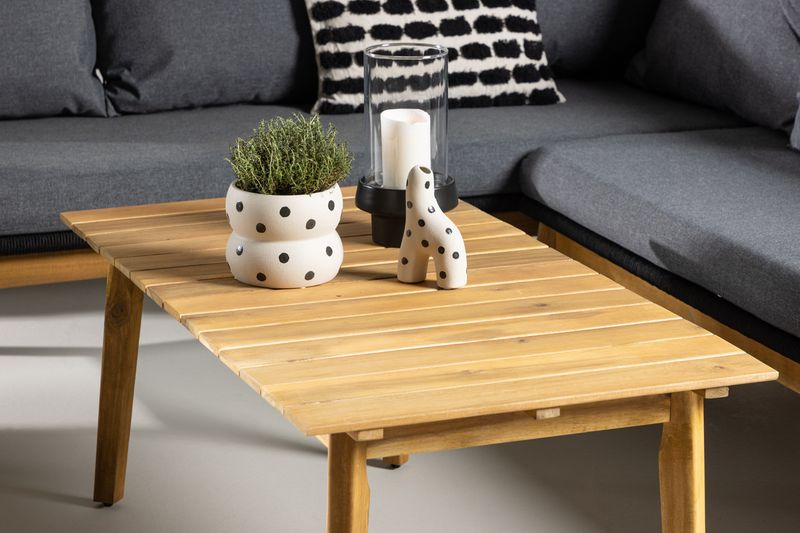 Venture Home Chania Hörngrupp Natur, Svart