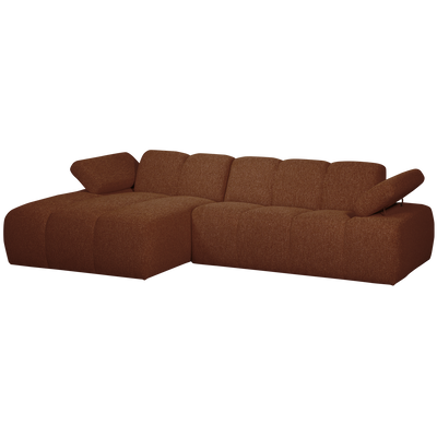 WOOOD Mojo Chaiselongue Soffa Vänster Bouclé Rost