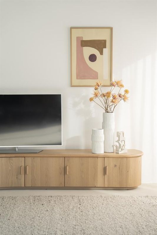 Eleonora TV-bänk Josh 240 cm - Natur