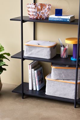 Hübsch Norm Hylla Large Svart 100x39xh150cm