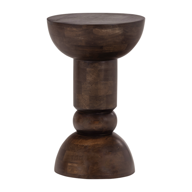 WOOOD Emel Sidobord Mörkbrun Mangoträ [FSC]