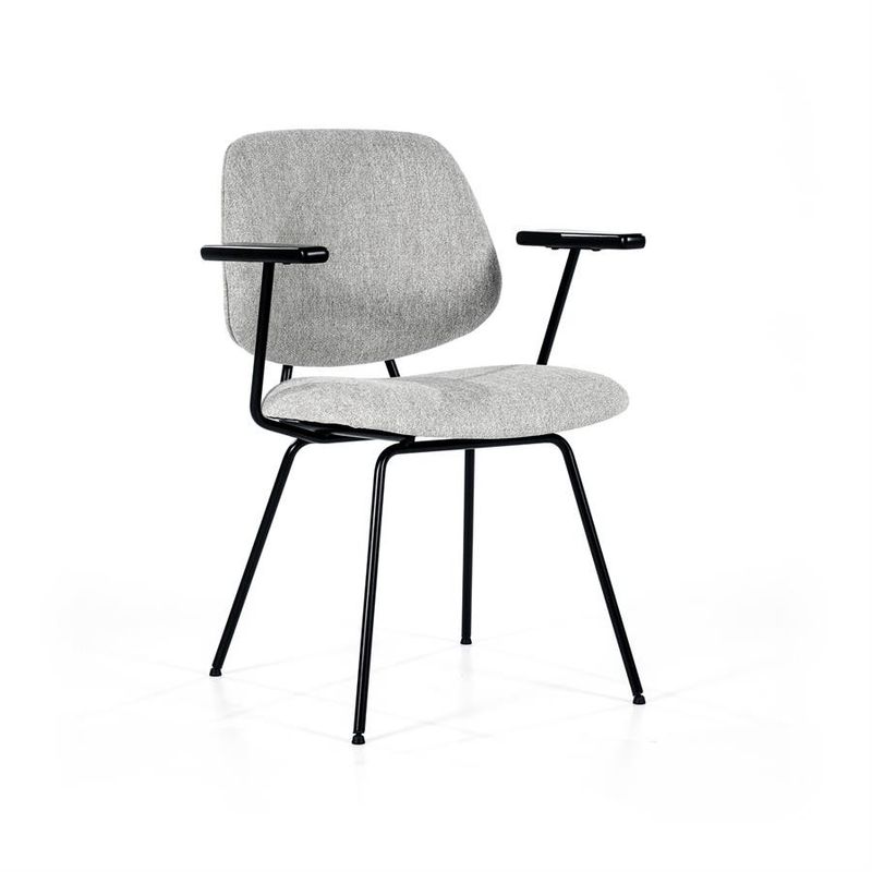 Eleonora Stol Lynn med armstöd - grå fletcher