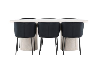 Venture Home Matbord Narvik med Edina Stol