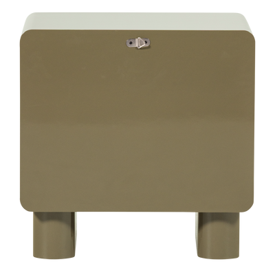 WOOOD Lustra Byrå/Nattduksbord Grön Högblank